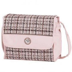 Bebecar Prive Changing Bag Carre - Woven Pink (387)